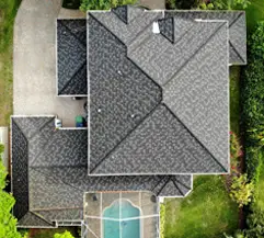 shingle black roof